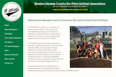 Western Nevada County Slo-Pitch Softball Association